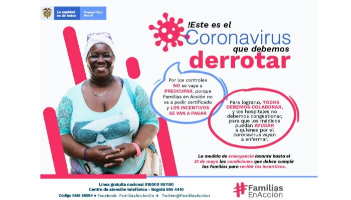 Pago adicional Más Familias en Acción 2020 por COVID 19 - Coronavirus