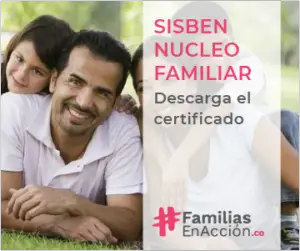 descargar certificado Sisben nucleo familiar